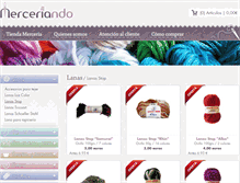 Tablet Screenshot of merceriando.com